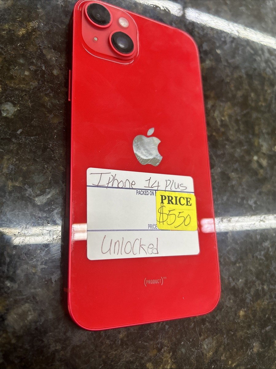 Apple iPhone 14 Plus - 128 GB - (PRODUCT)RED (Unlocked) for sale