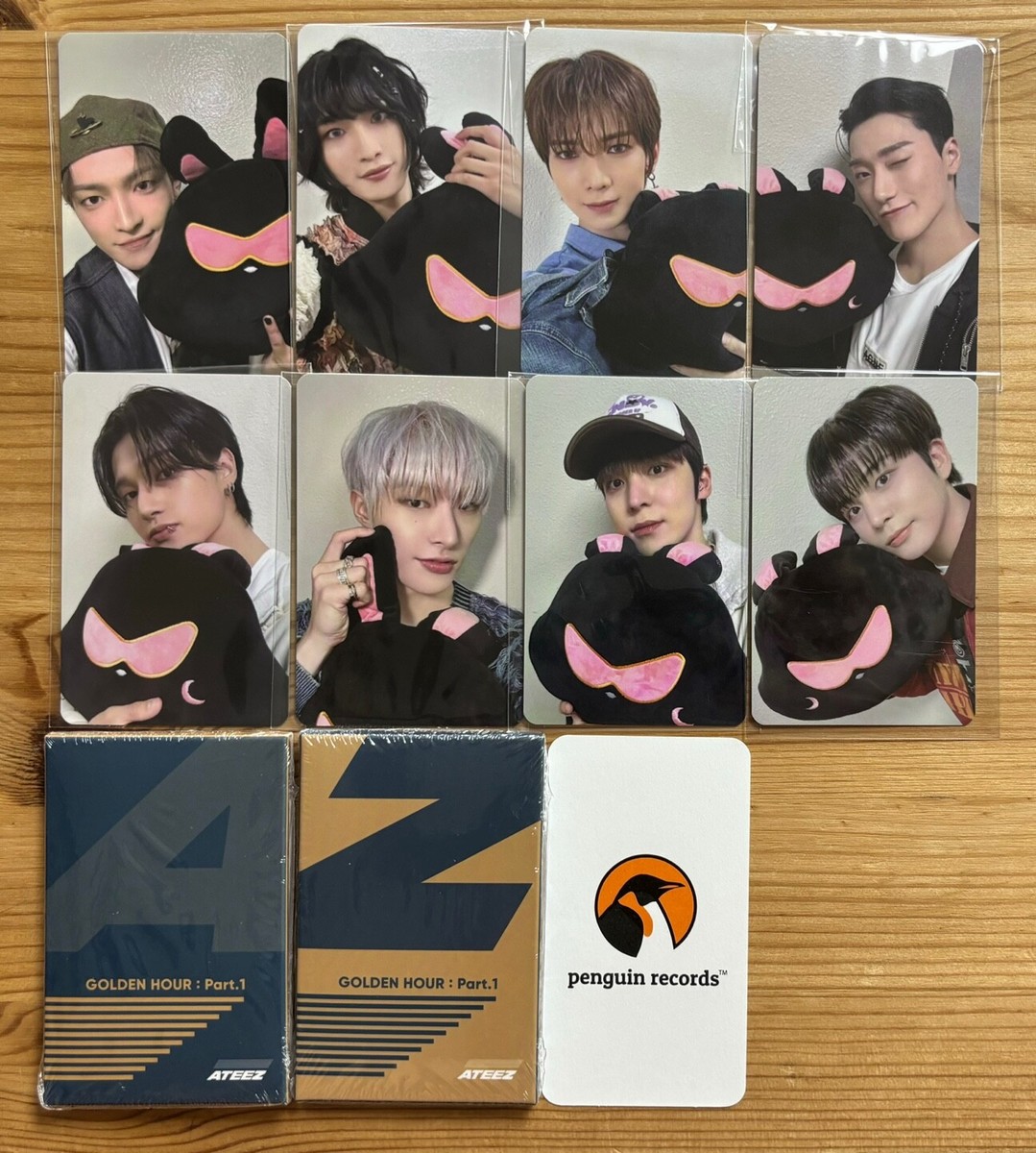 ATEEZ - GOLDEN HOUR : Part.1 OFFICIAL MD PHOTO & SCRATCH CARD SET