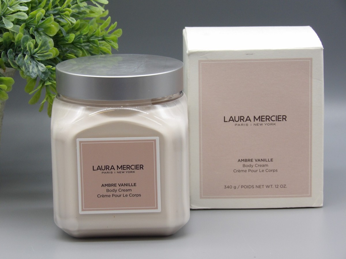 Laura Mercier Ambre Vanille Body Cream 12 oz JUMBO New In Box RARE