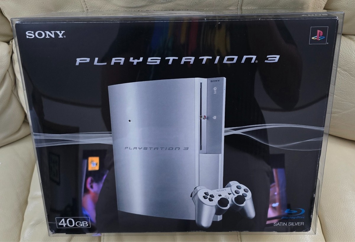 Sony PlayStation 3 Launch Edition 40GB Satin Silver Console for