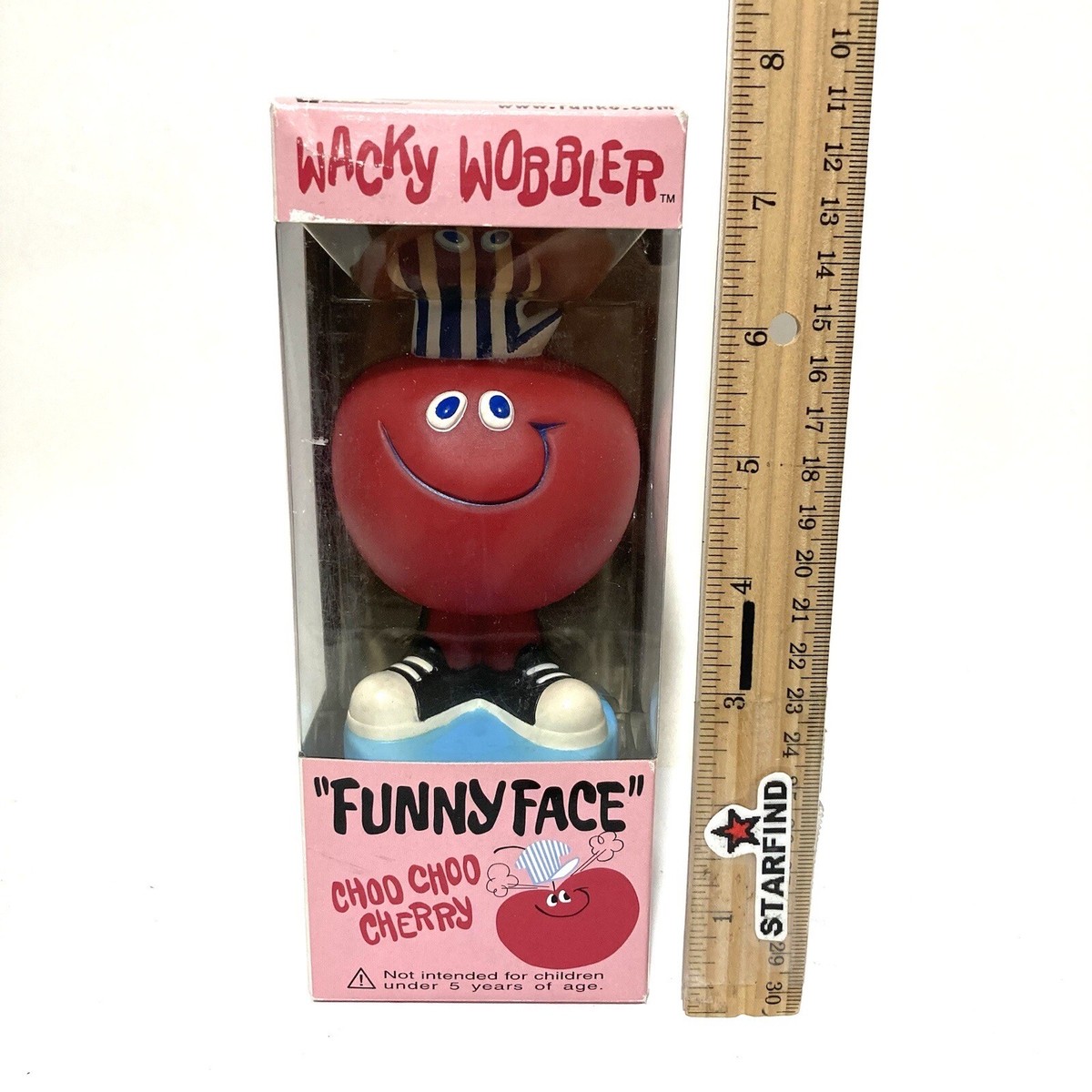 Funko Wacky Wobbler Funny Face CHOO CHOO CHERRY Bobblehead