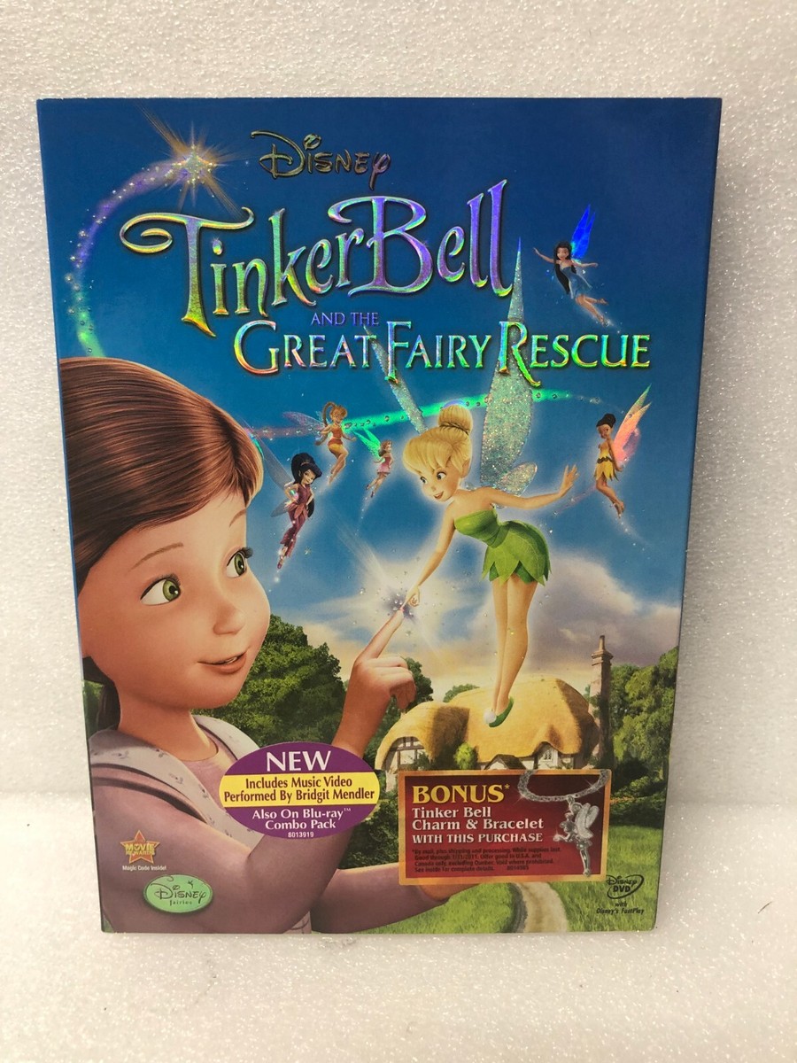 Tinker Bell and the Great Fairy Rescue (DVD, 2010) Disney bonus