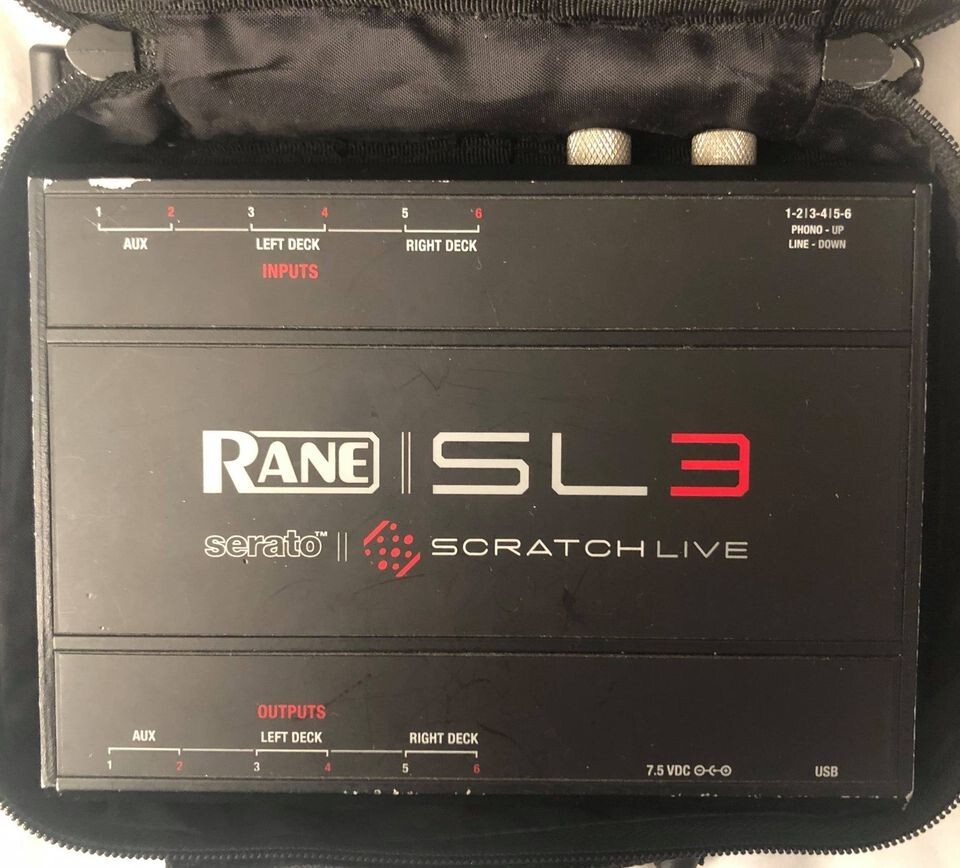 RANE SL3 SERATO SCRATCH LIVE ADVANCED 24-BIT USB 2.0 INTERFACE FOR