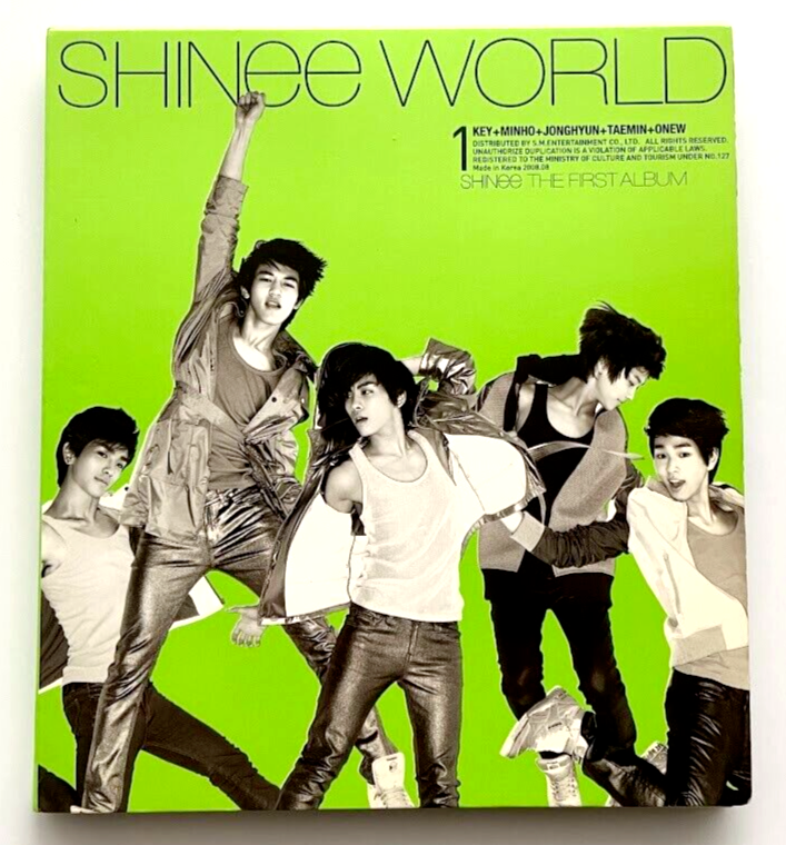 SHINee WORLD THE FIRST ALBUM A ver. CD Booklet 1st 2008 Official