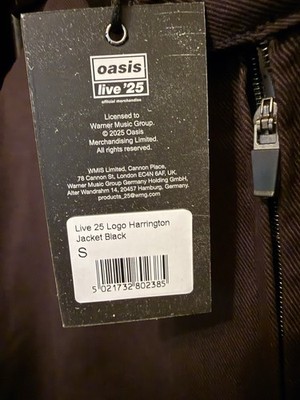Oasis Live 25 Merch Logo Harrington jacket | eBay