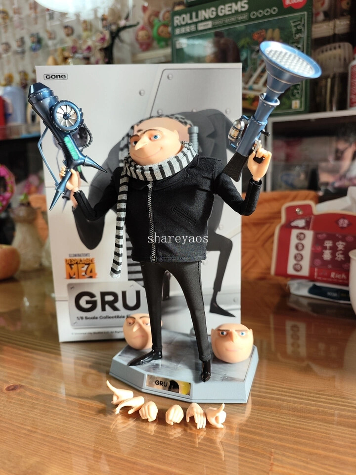 POPMART GONG 1/8 Despicable Me 4 Gru Collectible Action Figure
