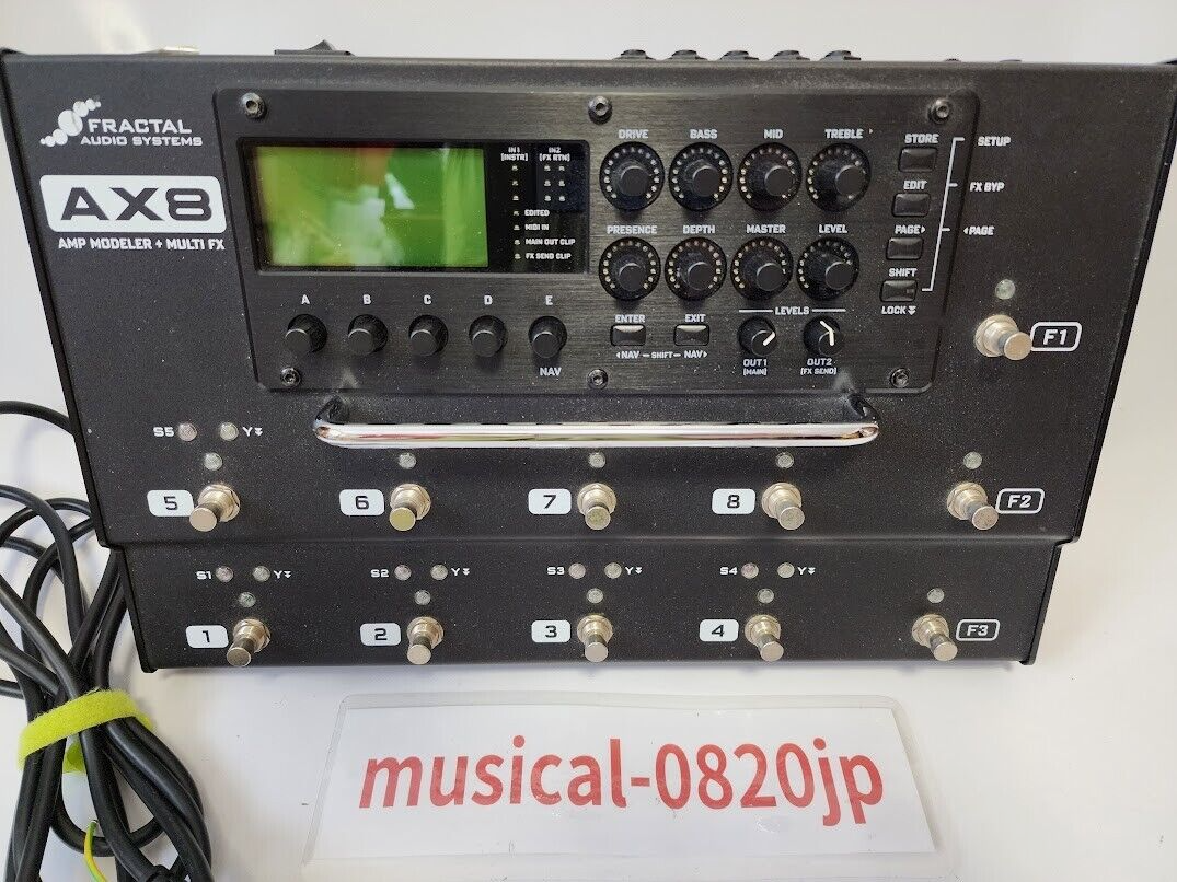 Fractal Audio AX8 floor type preamplifier multi-effects | eBay