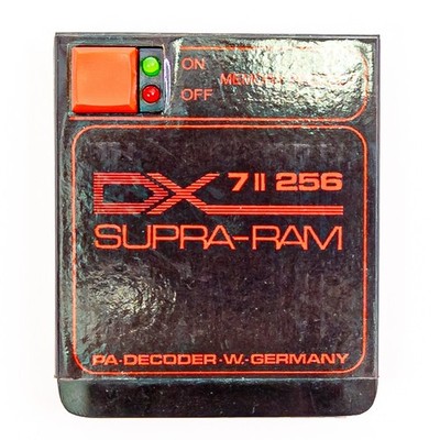 Yamaha DX7II Cartridge – SUPRA RAM for DX II Series (256 Patch