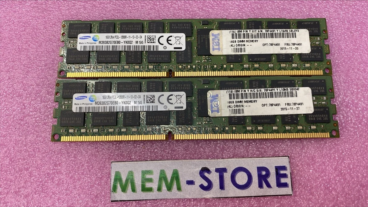 IBM Computer Memory 16 GB Capacity per Module RDIMM) for sale | eBay