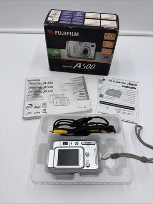 Fujifilm FinePix A Series A500 5.1MP Digital Camera - Silver for