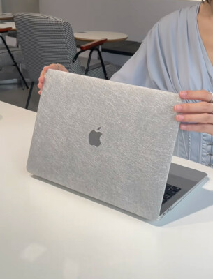 Silver MacBook Case Shell Cover For MacBook Air 13 15 MacBook Pro