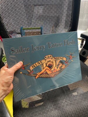 NEW Rare SAILOR JERRY TATTOO FLASH Ed Hardy Volume 1 Book