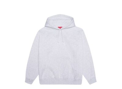 Supreme Satin Applique Hooded Sweatshirt Ash Grey | eBay