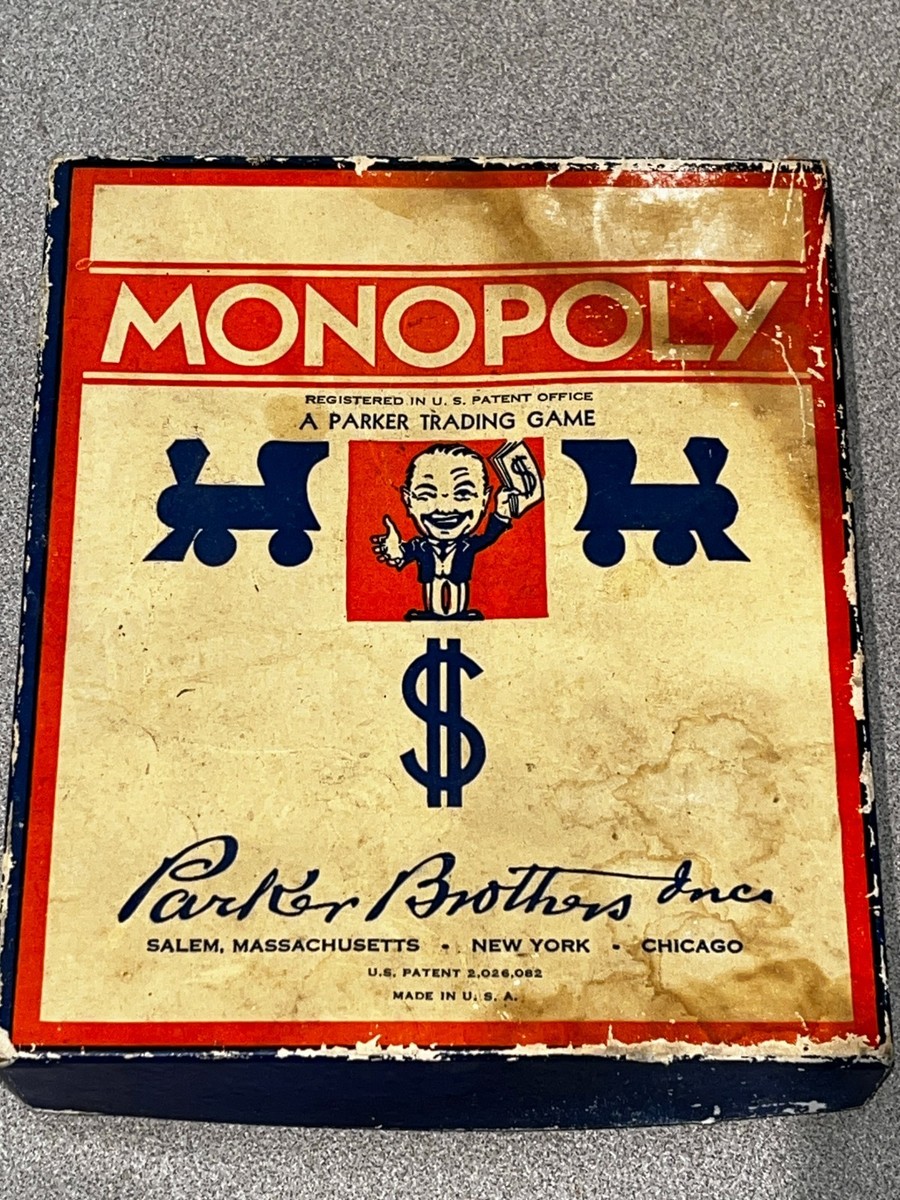 Vintage 1930's Parker Bros Monopoly Game ( No Board ) | eBay