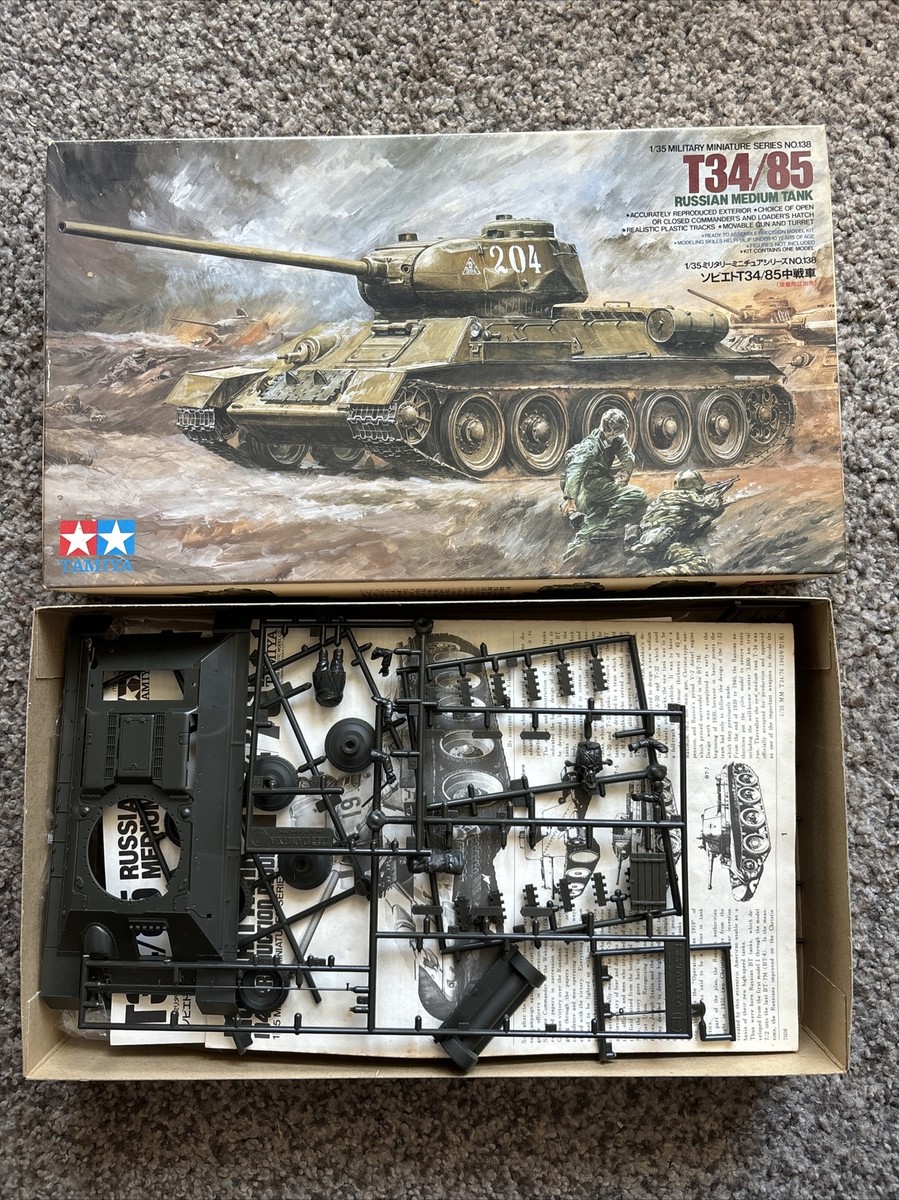 Tamiya - Tamiya 1:35 T-34/85 Russian Medium Tank Model Kit | eBay