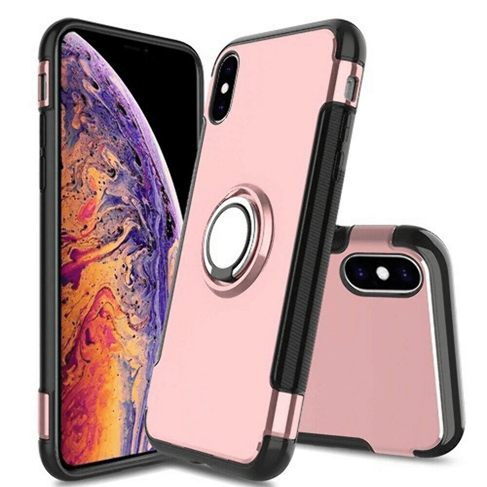 for iPhone X/Xs DoRing Case Cover ROSE GOLD | eBay