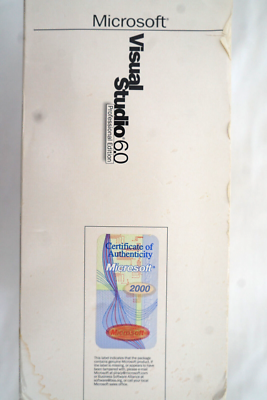 Microsoft Visual Studio Professional 6.0 6 PRO FULL VERSION