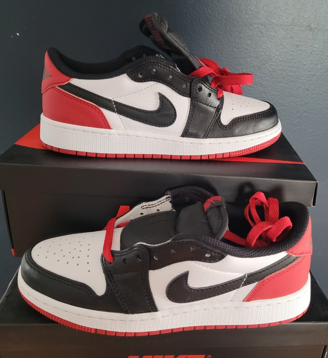 NEW AUTHENTIC AIR JORDAN 1 RETRO LOW OG (GS) 