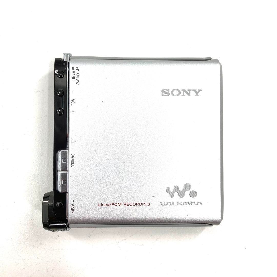 SONY MZ-RH1 MiniDisc Walkman HI-MD Recorder Player Silver Tested