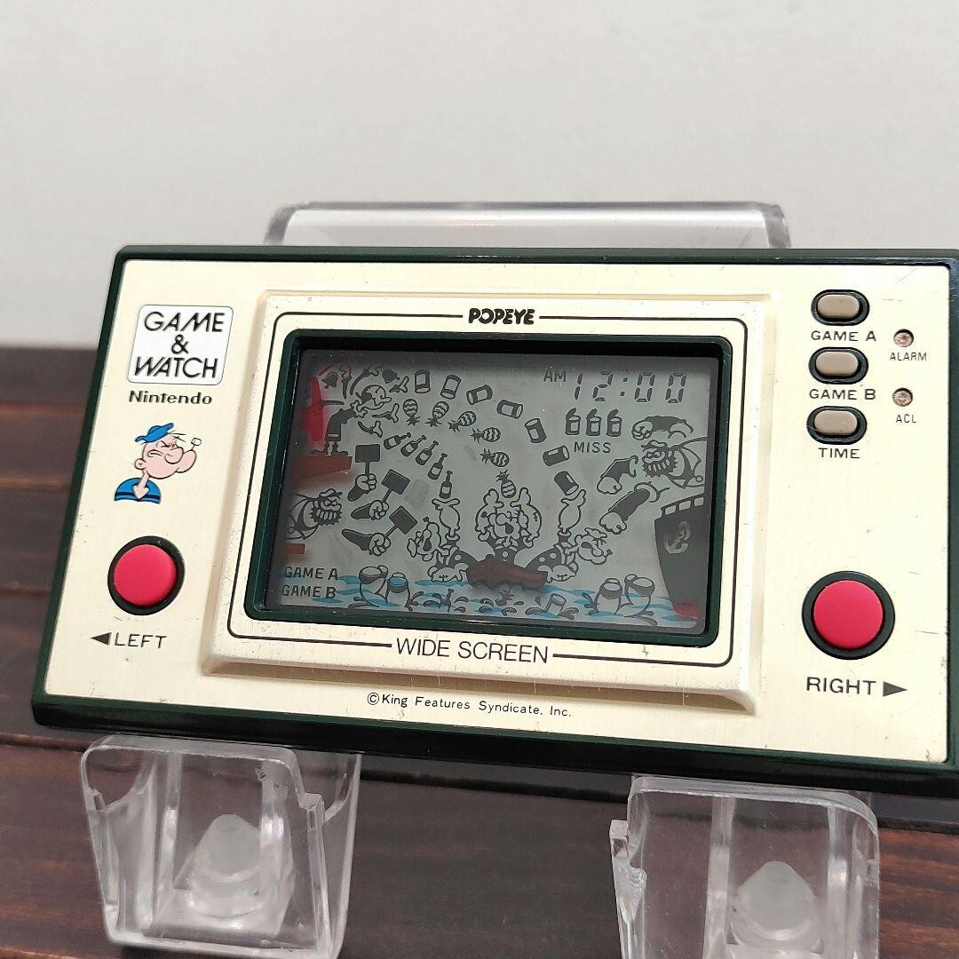 NINTENDO GAME AND & WATCH Popeye Wide Screen 1981 Direct - From