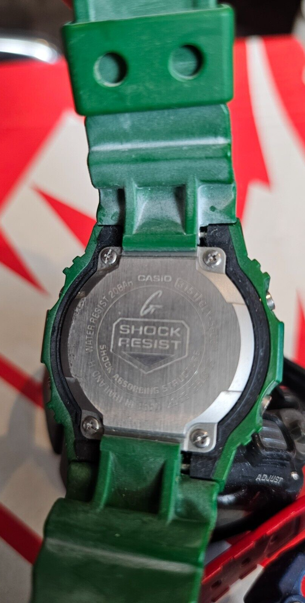 RARE Casio G-SHOCK module 3151 GLX-5600A GREEN Digital Wrist Watch