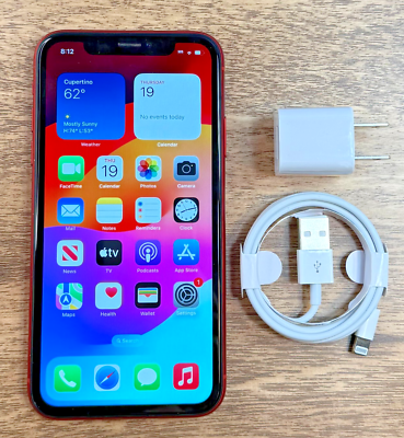 Apple iPhone XR Product Red 64GB (Fully Unlocked) Good Condition
