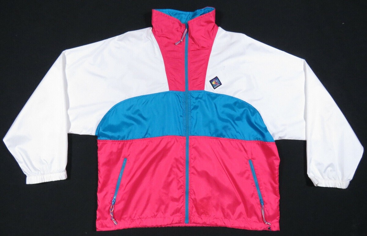 Vintage 80s Woolrich Colorblock Sigmet Gear Full Zip Windbreaker