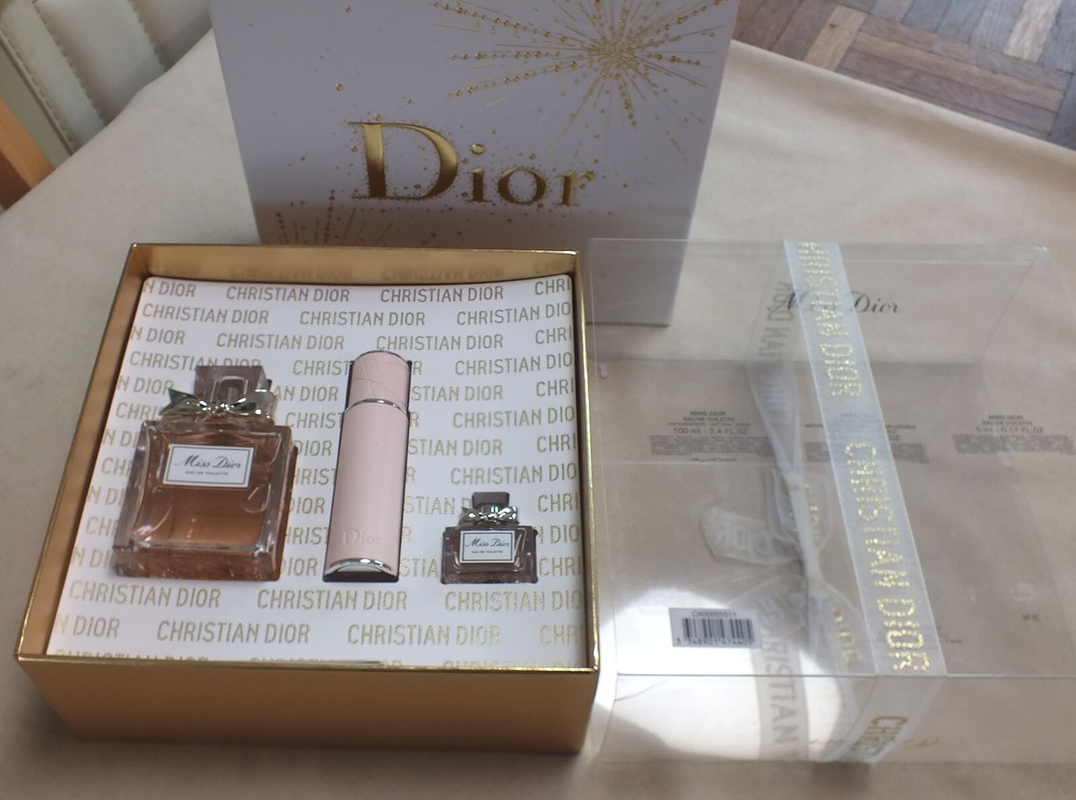 Christian Dior Miss Dior 3 Piece Gift Set: Eau de Toilette EDT 3.4