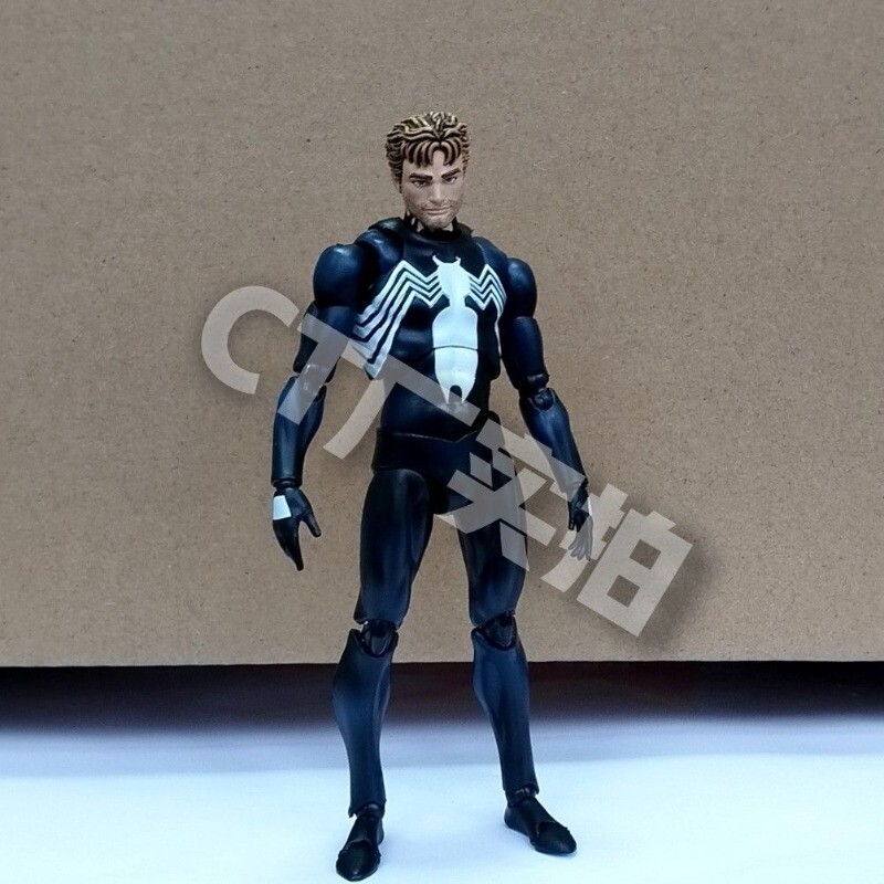 In Stock MAFEX No. 147 Spider-Man Black Costume Comic CT Ver. 6in
