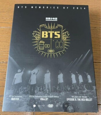 BTS Memories of 2014 3 DVD & PHOTO BOOK Set Tower Record Limited