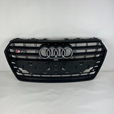 OEM 2016 2017 2018 Audi S7 Front Grille Assembly Black 4G8-853-651