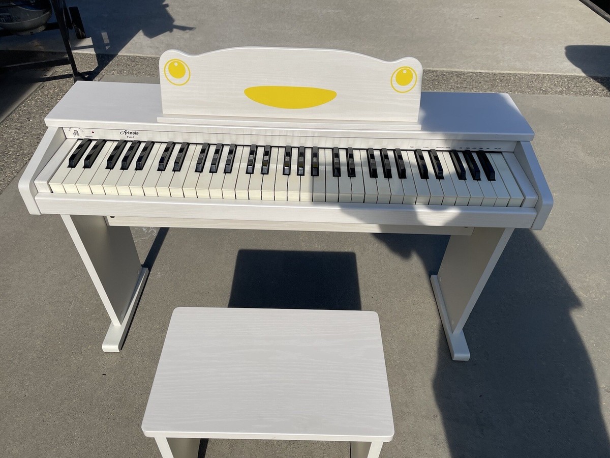 Artesia FUN-1 61-Key Children's Digital Piano (White) Charger Not