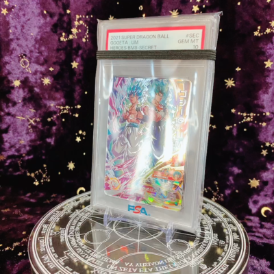 PSA 10 2021 Super Dragon Ball Heroes Gogeta UM BM8-SEC GEM MINT
