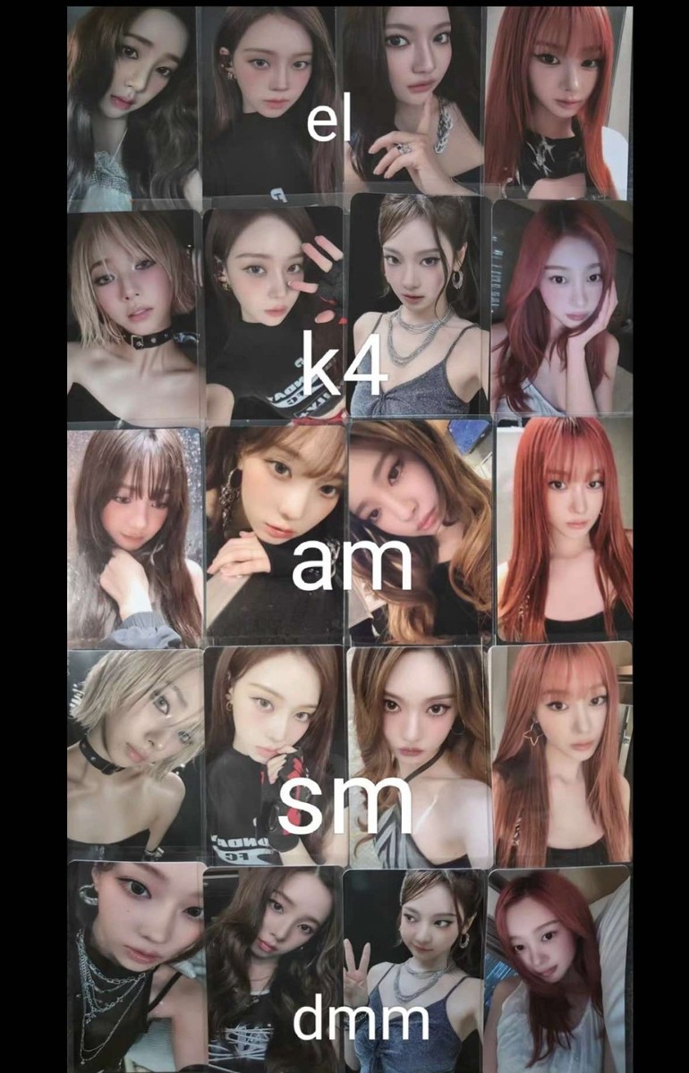 AESPA OFFICIAL DIRTY WORK LUCKYDRAW POB PHOTOCARD Everline Ktown4u