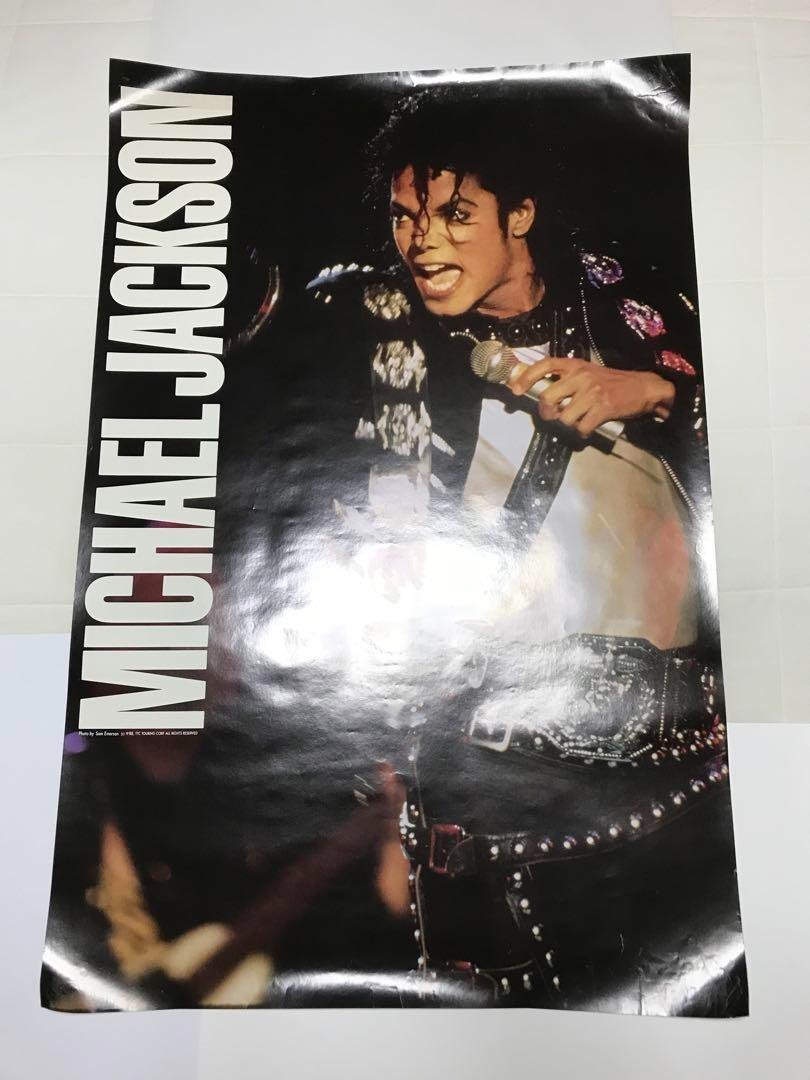 Michael Jackson / World tour 1988 Original Official Poster 23x35in