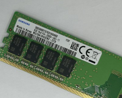 Samsung 8GB DDR4 2666 Desktop DIMM RAM 1Rx8 M378A1K43CB2-CTD for