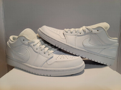 Air Jordan 1 Low 'Triple White' (AO9944 111)- US Sz 12W / 10.5M