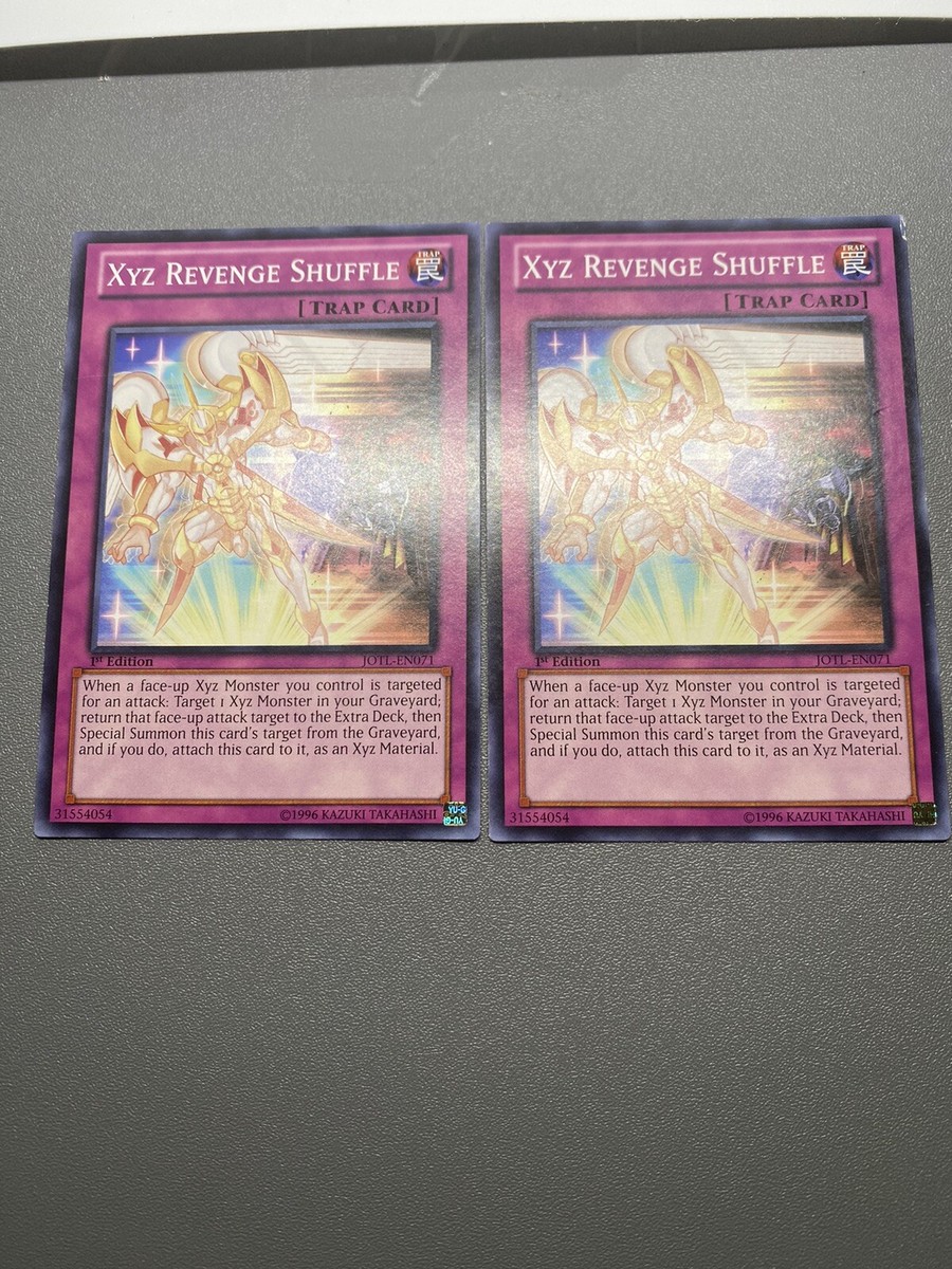 Yu-Gi-Oh! 2X XYZ Revenge Shuffle Common 1st Edition JOTL-EN071 HP