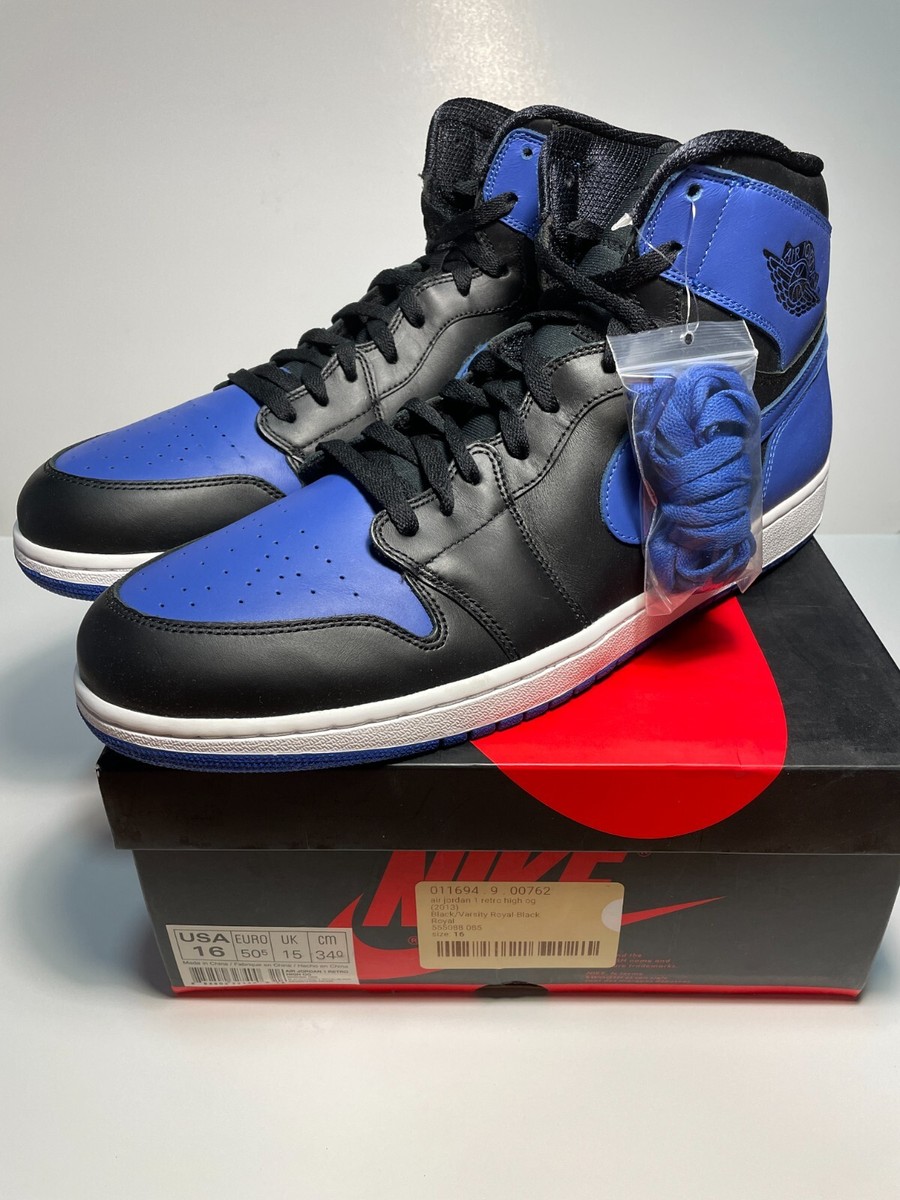 DS NEW 2013 NIKE AIR JORDAN 1 I HIGH OG ROYAL 16 TRAVIS SHADOW