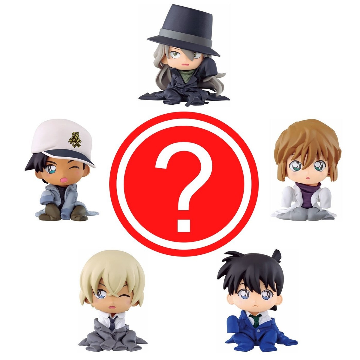 Detective Conan Chijimase Tai 2 Bandai PVC Figure - 1 Random Anime