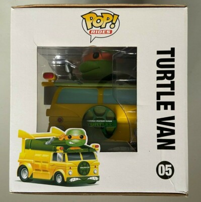 Funko Pop TMNT Teenage Mutant Ninja Turtle Van with Michelangelo