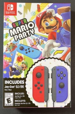 Super Mario Party Box Bundle W/ Red Blue Joy-Con NEW | eBay