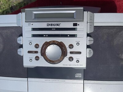 SONY ZS-D55 Portable Stereo Radio CD Cassette Boombox, CD PLAYER