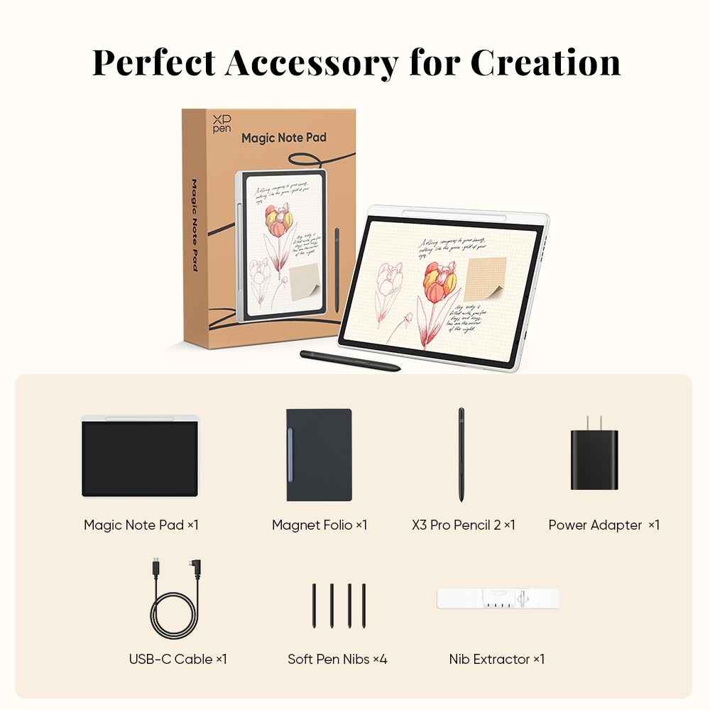 XPPen Magic Note Pad Digital Writing Tablet Electronic Notebook