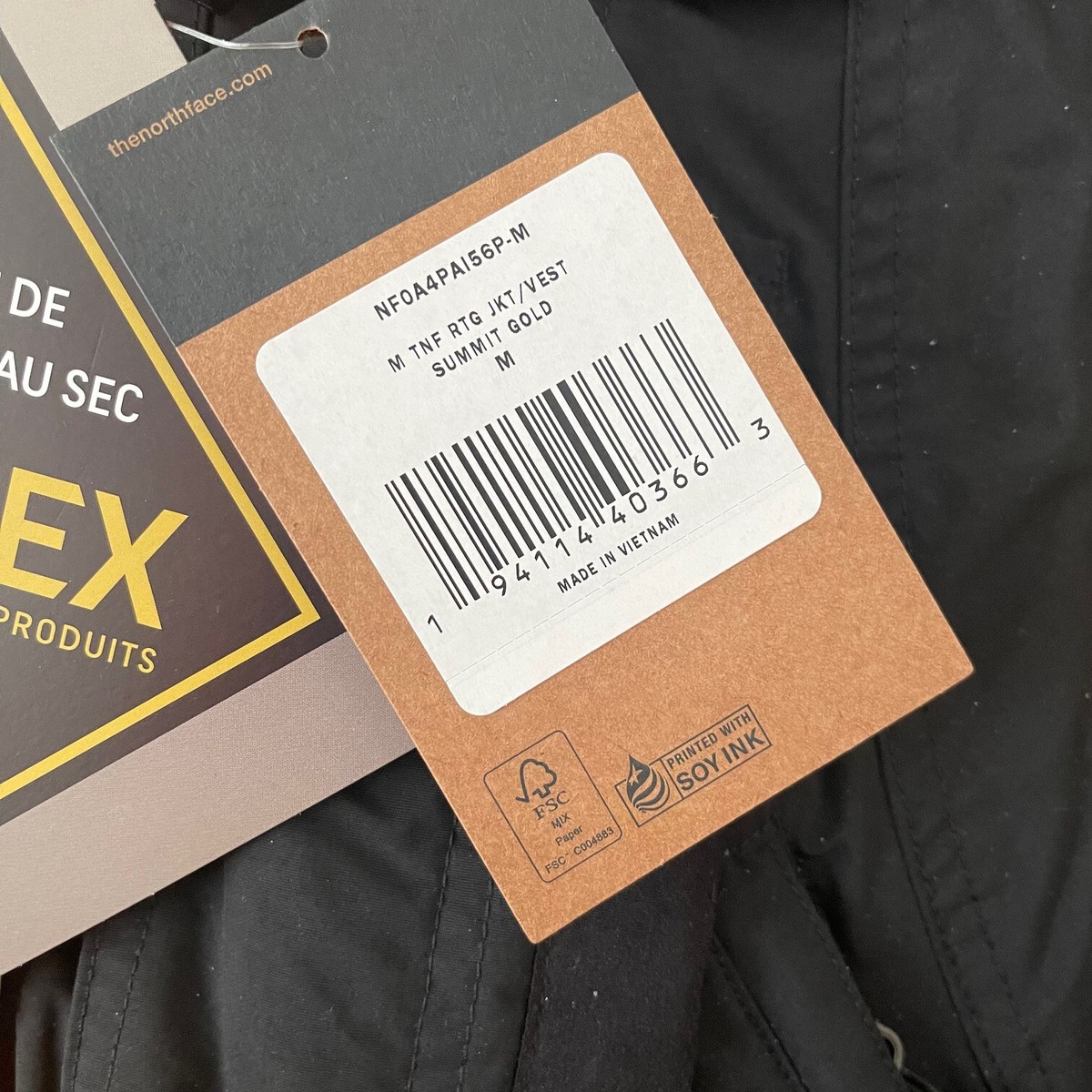 SUPREME x THE NORTH FACE RTG Jacket + Vest M Gold Gore-Tex Multi