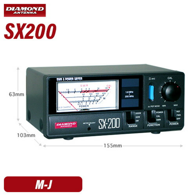 Diamond SX-200 SWR Power Meter 1.8-200MHz 200W for HF VHF Ham