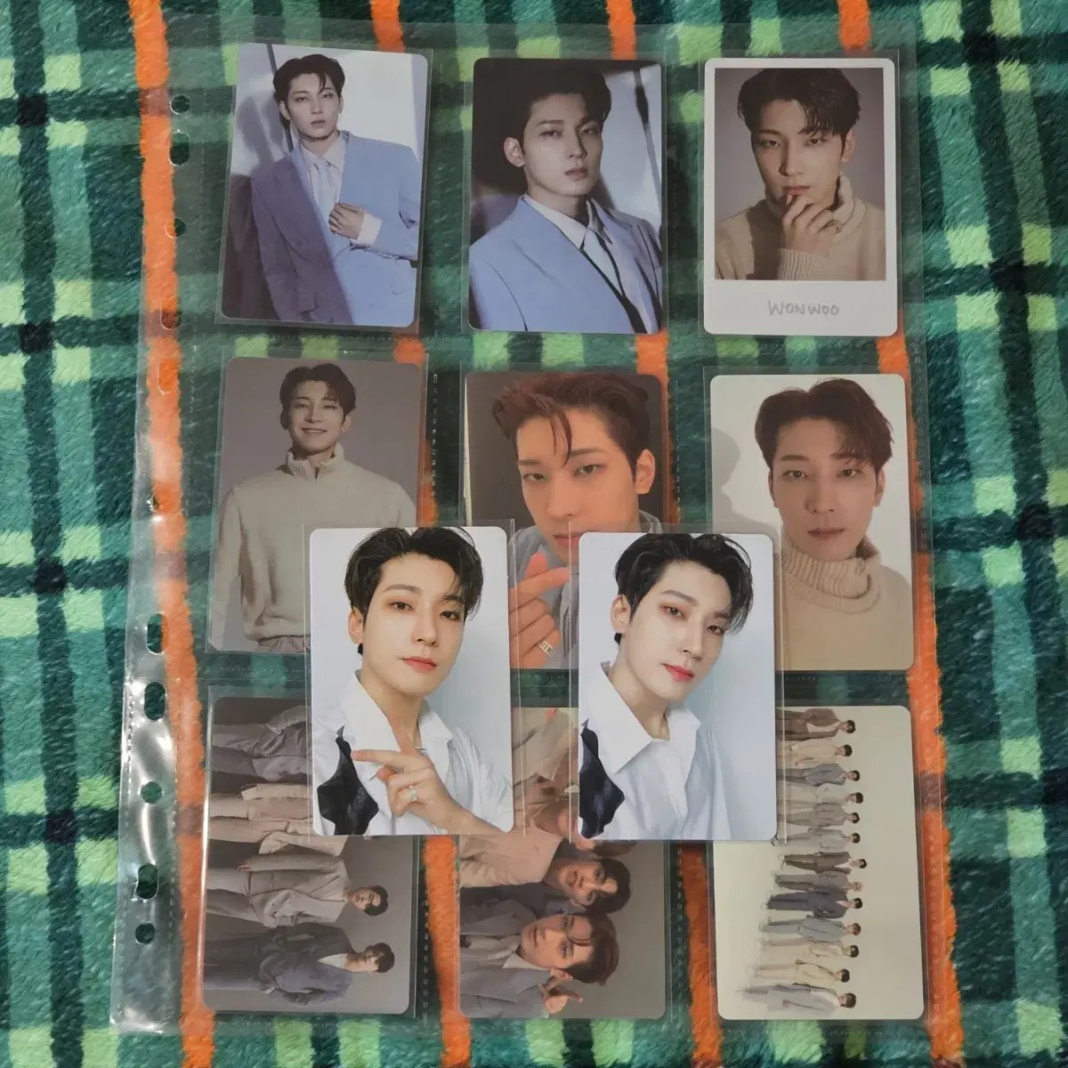 seventeen WONWOO INCOMPLETE trading card DVD BLU-RAY Photocard