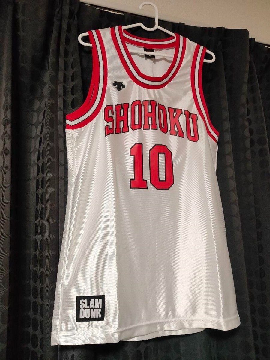 Hanamichi Sakuragi SLAM DUNK UNIFORM REPLICA No.10 DESCENTE