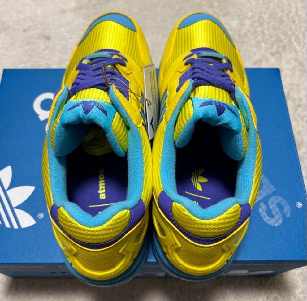 atmos × adidas Originals ZX8000 G-SNK10 URA Yellow Blue JQ2580 | eBay