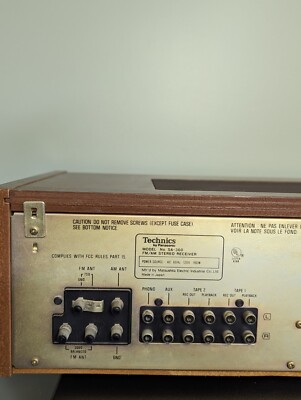 Vintage Technics by Panasonic SA-300 FM/AM Stereo Receiver For